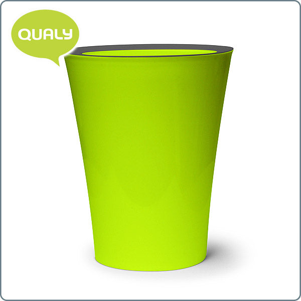 Qualy 時尚圓型色彩廢紙箱
