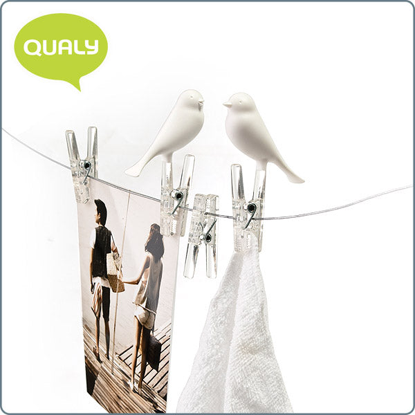 Qualy 可愛小鳥衣夾 (2個裝)