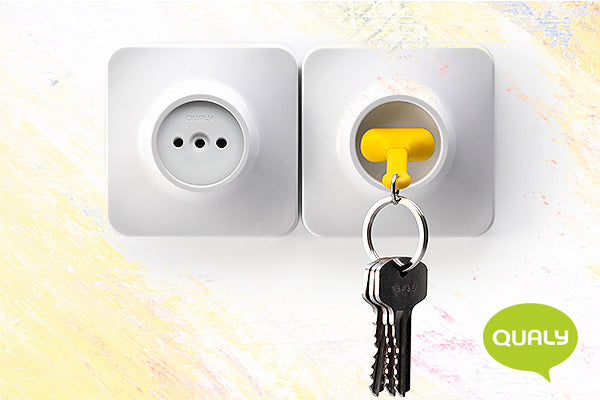 Qualy 玩味插蘇造型鎖匙扣