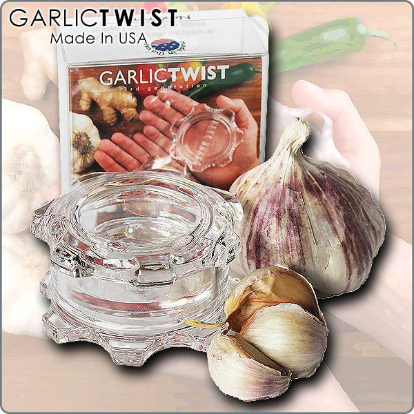 美國Garlic Twist扭扭寶磨蓉器 (紫)｜美國製造