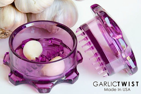 美國Garlic Twist扭扭寶磨蓉器 (紫)|美國製造