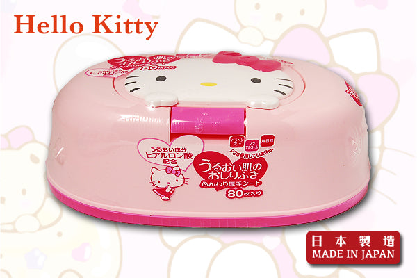 Hello Kitty盒裝濕紙巾|日本製造