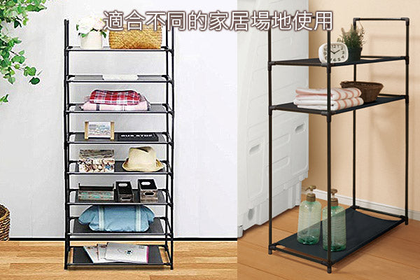 DIY 簡易組合式層架 (工具不要)