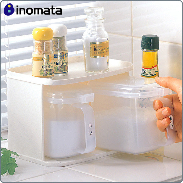Inomata 調味料盒/架套裝 |日本製造