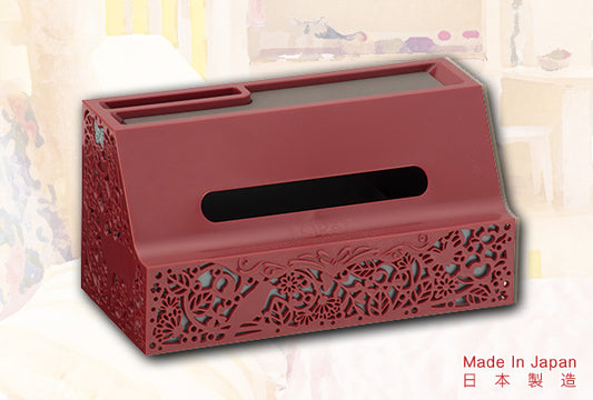 高雅花紋紙巾盒|日本製造