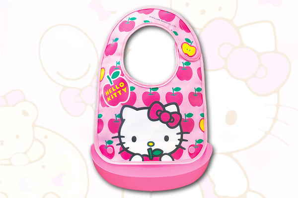 Hello Kitty 口水肩 (蘋果圖案)|日本製造