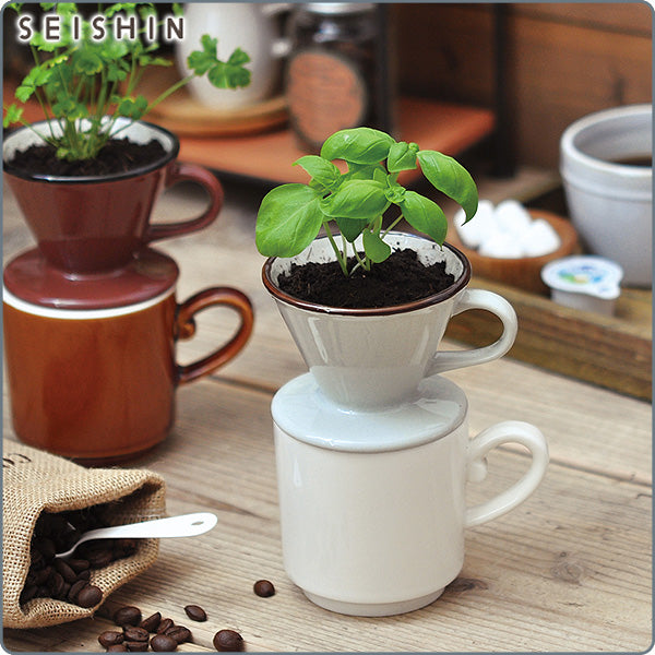 趣緻咖啡濾杯種植套裝|日本製造