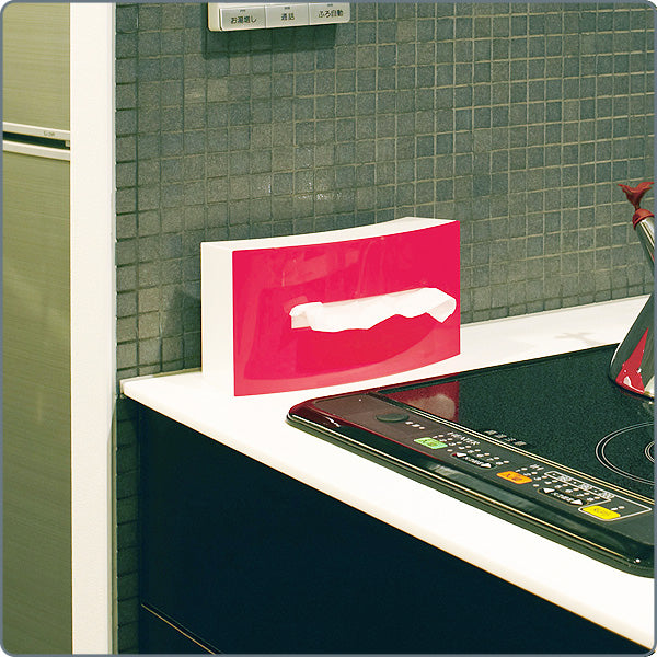 時尚直立色彩紙巾盒|日本製造