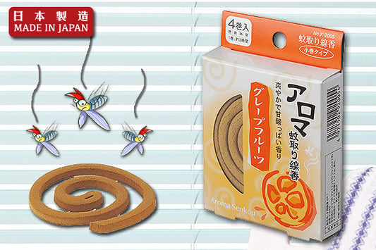 清香花果味小盒蚊香 (4卷入)|日本製造
