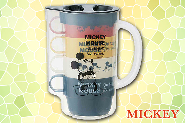 Mickey 實用水壺4杯套裝
