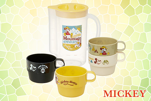 Mickey "Mountain"系列實用水壺4杯套裝