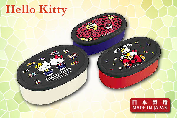 Hello Kitty "牛仔布背心"餐盒套裝 (3枚入)|日本製造