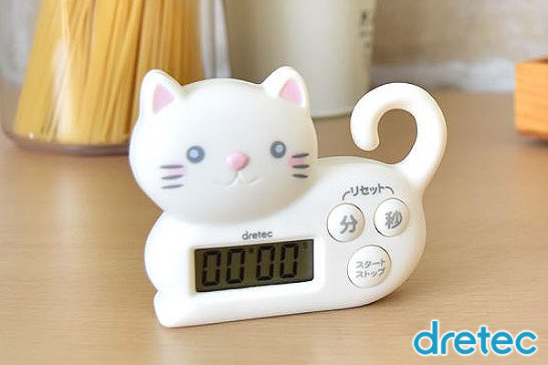 Dretec 日本可愛貓咪廚房計時器