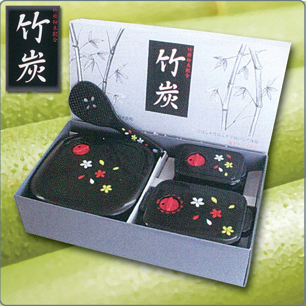 環保竹炭餐具套裝|日本製造
