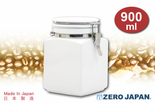 ZeroJapan 方型密封式咖啡豆儲存容器 (900ml)|日本製造