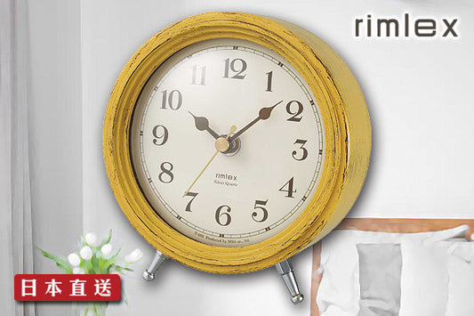 Remiex 日本懷舊木紋座檯鐘