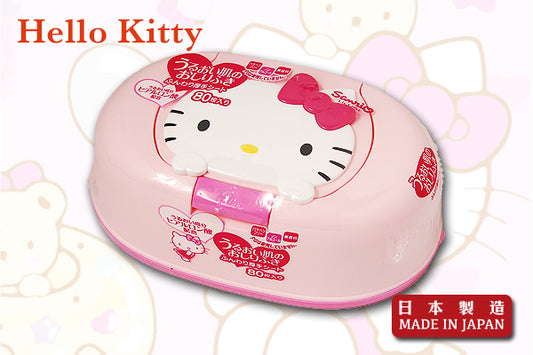 Hello Kitty盒裝濕紙巾｜日本製造
