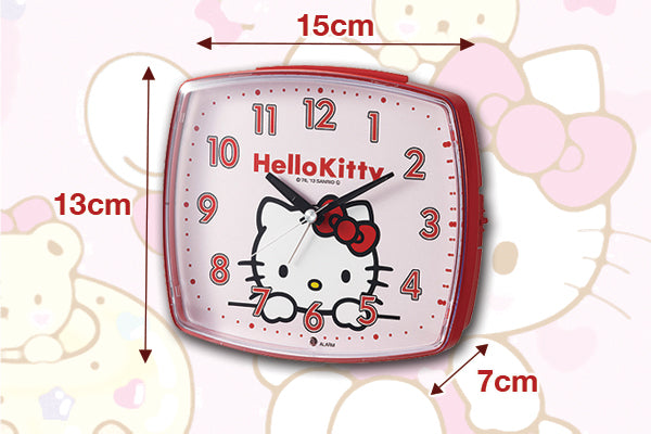 Hello Kitty 可愛大字檯鐘