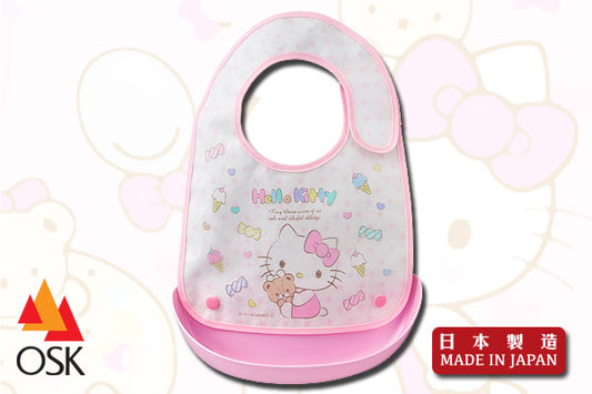 Hello Kitty 口水肩 (糖果圖案)｜日本製造
