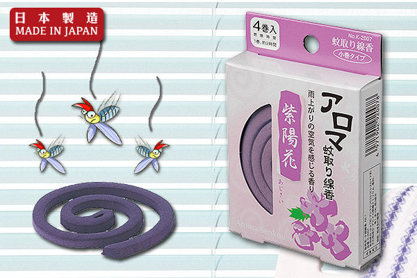 清香花果味小盒蚊香 (4卷入)｜日本製造