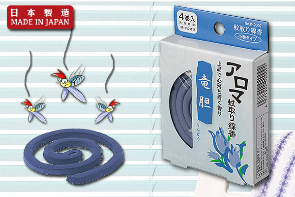 清香花果味小盒蚊香 (4卷入)｜日本製造