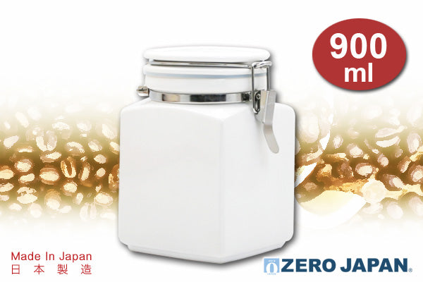 ZeroJapan 方型密封式咖啡豆儲存容器 (900ml)｜日本製造
