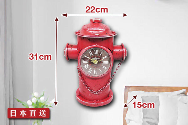 日本仿古消防水龍頭時鐘